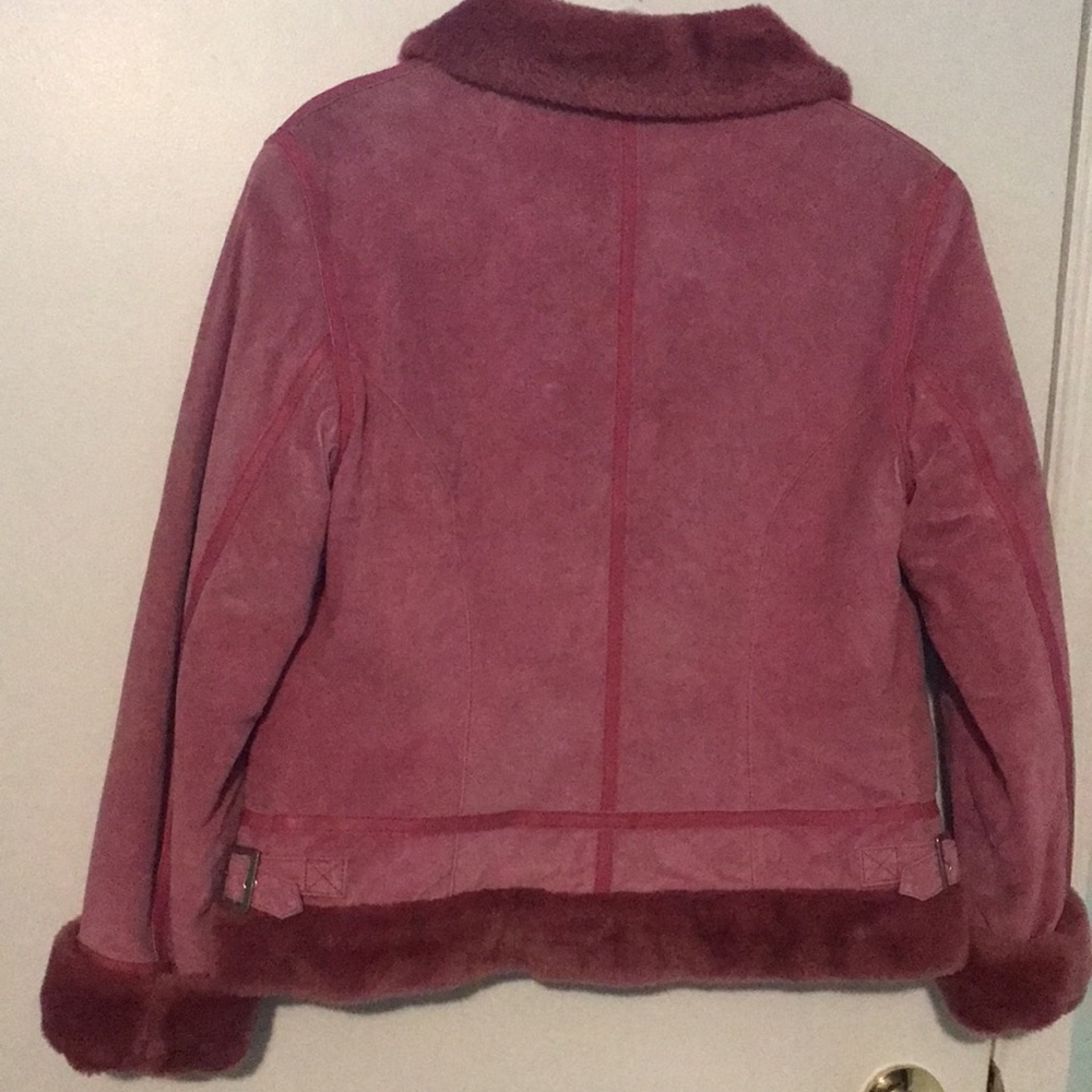 Danier Pink Teddy Jacket - Picture 6 of 7